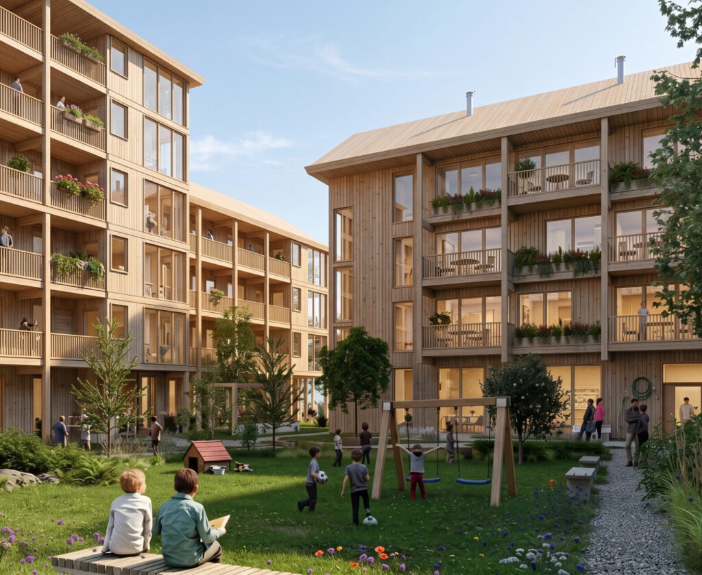 Boligbyggging Tre60 15% redusert byggekost